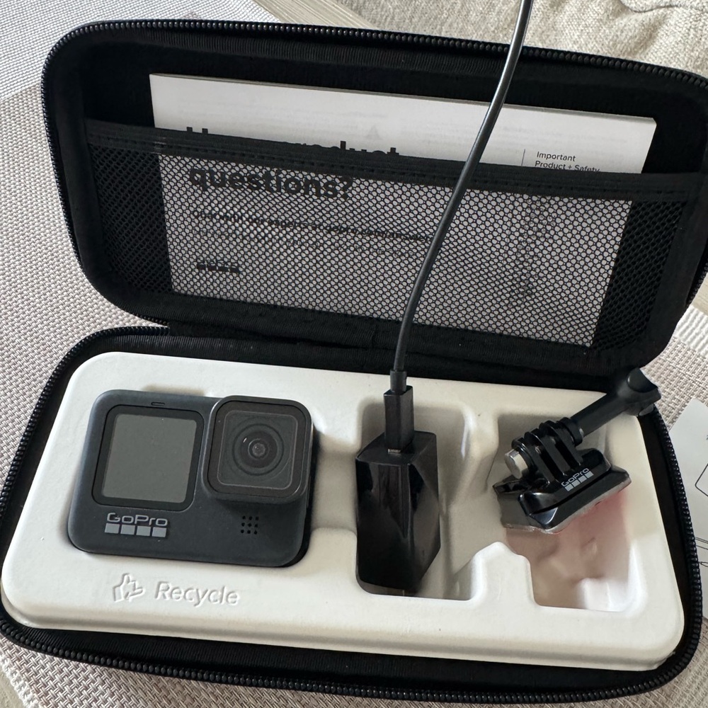 GoPro 9 Action Camera with Black Frame